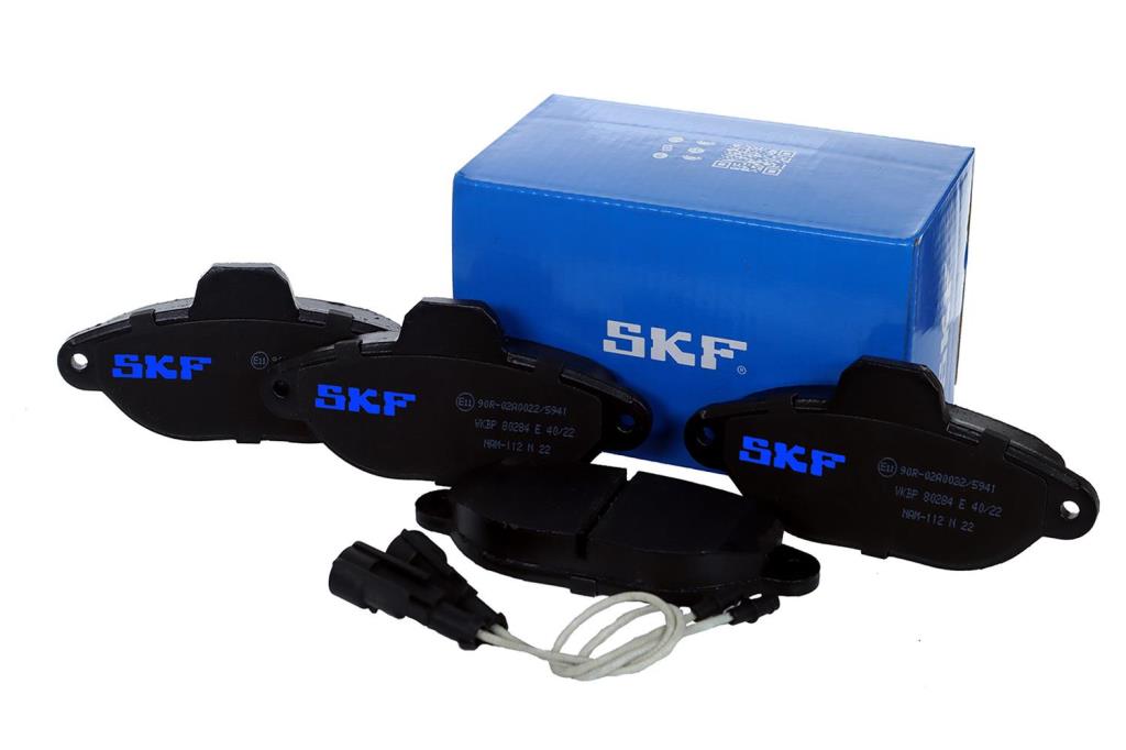 Jeu de 4 plaquettes de frein SKF ref. VKBP 80284 E